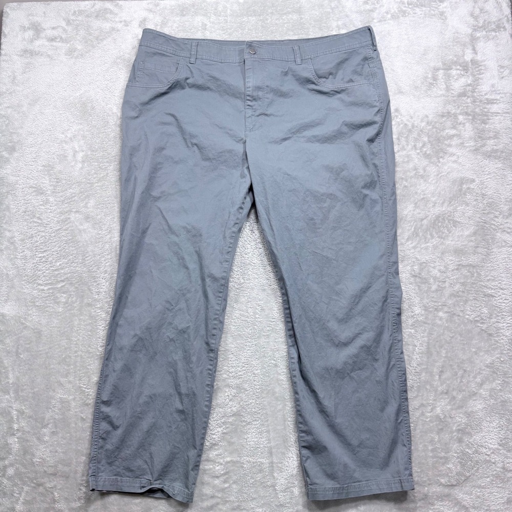 Columbia Pants Mens 42x30 Gray Regular Fit Stretch Cotton AM0449 Straight Leg